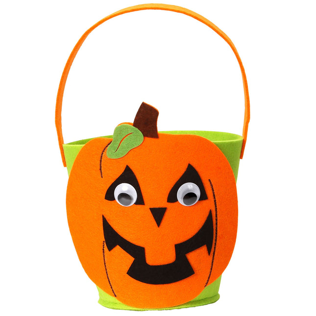 Torba na Halloween z materiału w dynie