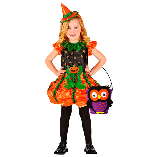 Sowa w torbie na Halloween