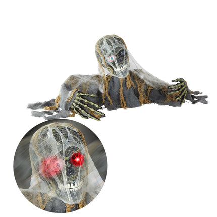 Halloweenowa lalka zombie z ruchem 1,2 m