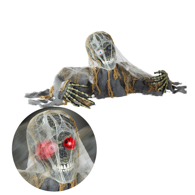 Halloweenowa lalka zombie z ruchem 1,2 m