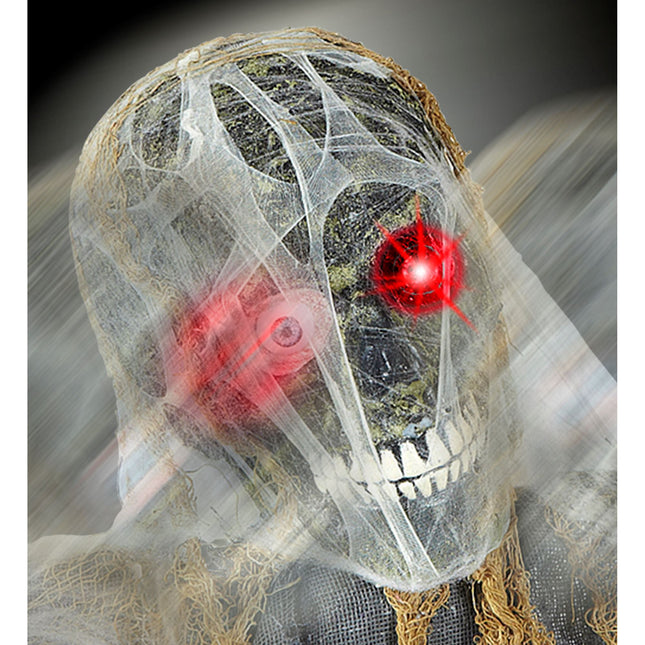 Halloweenowa lalka zombie z ruchem 1,2 m