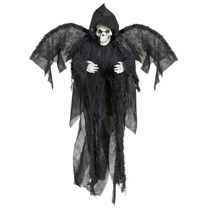 Halloweenowa lalka szkielet ze skrzydłami 51 cm
