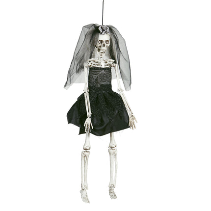 Halloweenowa lalka szkieletowa panna młoda 42 cm