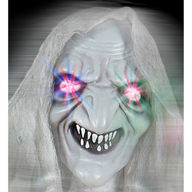 Halloweenowa lalka czarownica ze światłem i dźwiękiem 1,53 m