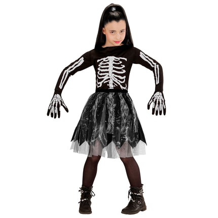 Halloweenowa spódnica dziecięca czarna