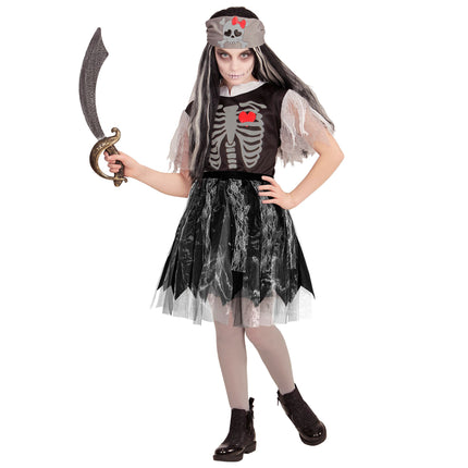 Halloweenowa spódnica dziecięca czarna
