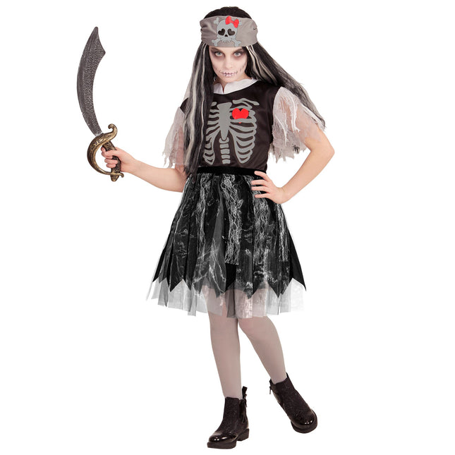 Halloweenowa spódnica dziecięca czarna
