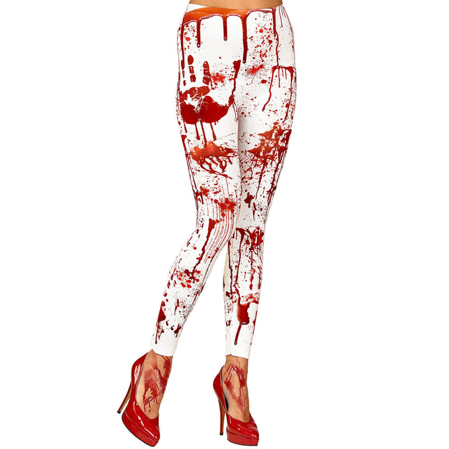 Halloweenowe legginsy Blood