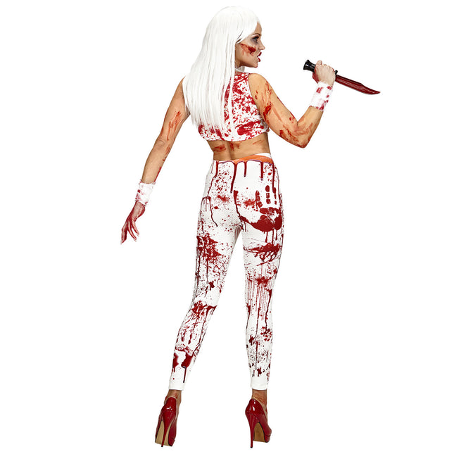 Halloweenowe legginsy Blood