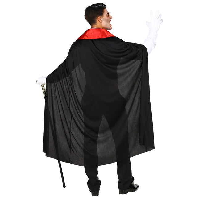 Kostium na Halloween Czerwono-czarny męski wampir
