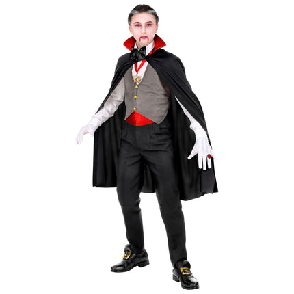 Kostium na Halloween Czerwony Czarny Chłopiec Wampir