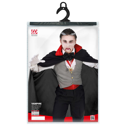 Kostium na Halloween Czerwony Czarny Chłopiec Wampir