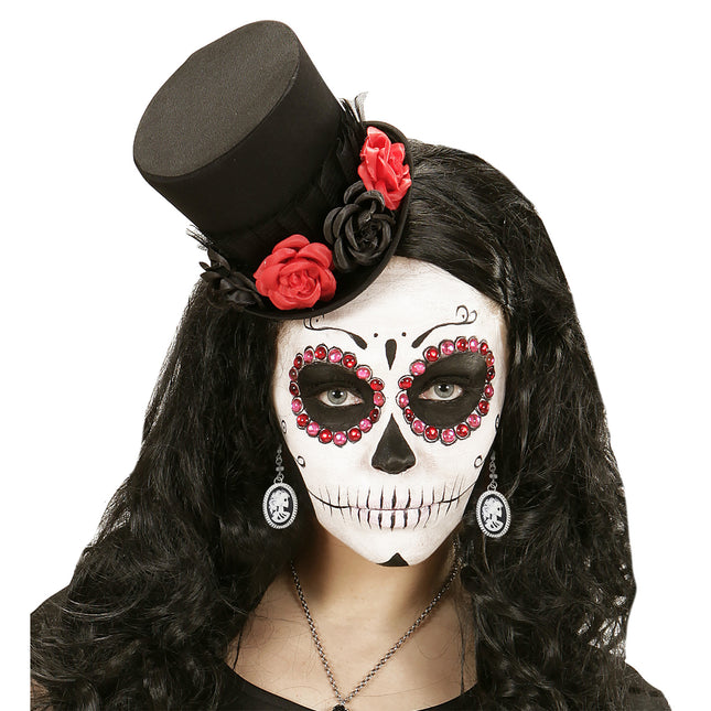 Kolczyki na Halloween Czaszka