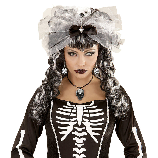Kolczyki na Halloween Czaszka