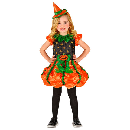 Sukienka na Halloween Dziewczyna Dynia Czarownica
