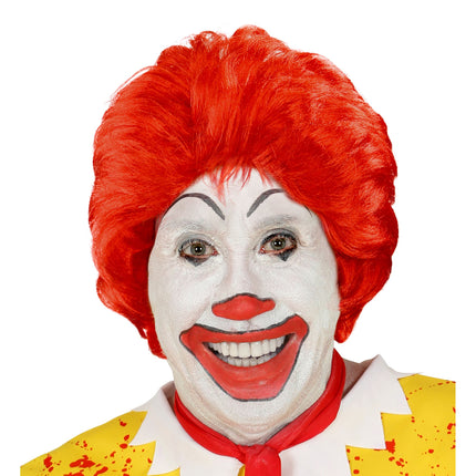 Peruka na Halloween Czerwony Ronald