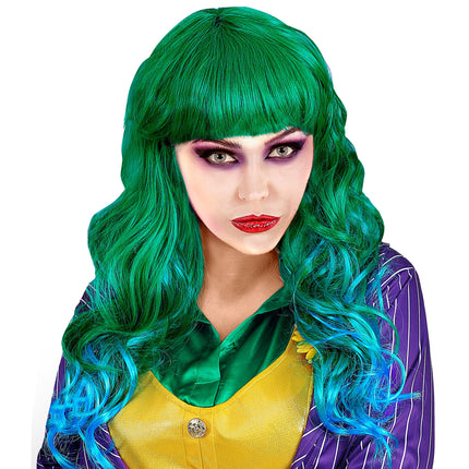 Peruka na Halloween Green Ladies Joker