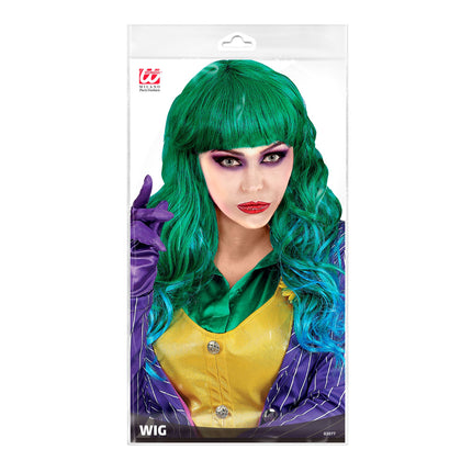 Peruka na Halloween Green Ladies Joker