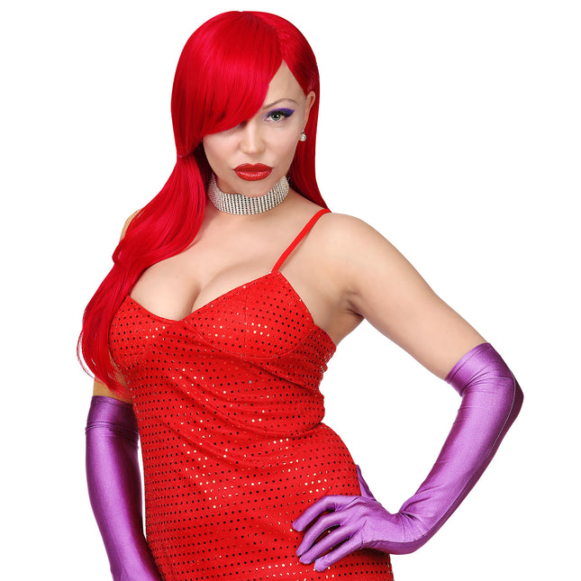 Czerwona peruka Ariel