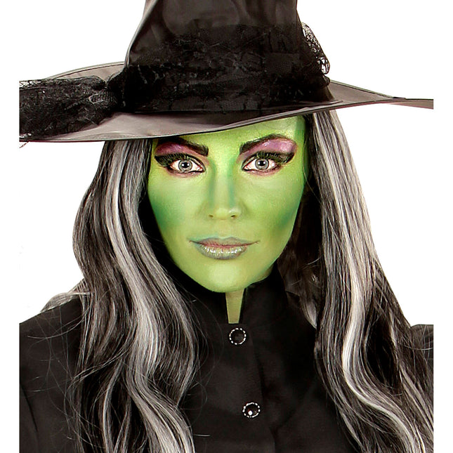 Halloweenowy zestaw do makijażu Czarownica 7 elementów