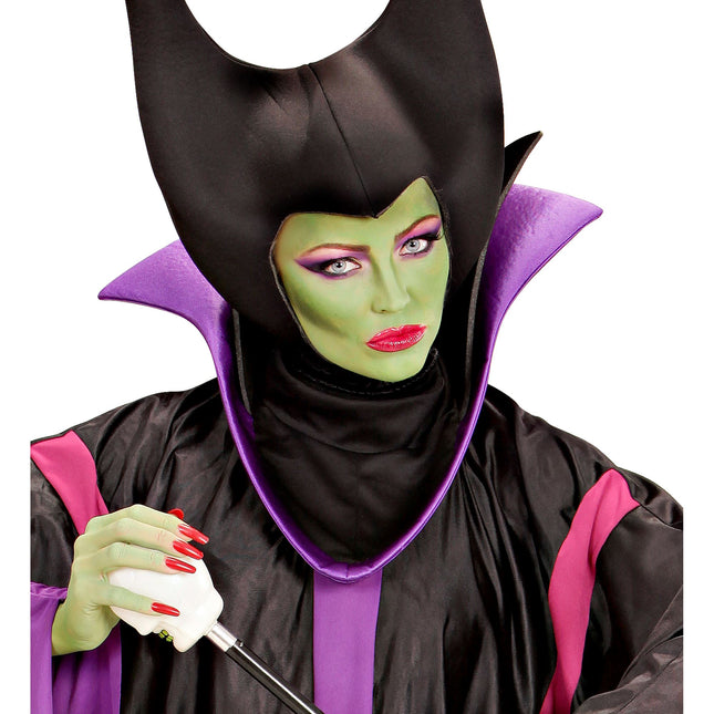 Halloweenowy zestaw do makijażu Czarownica 7 elementów