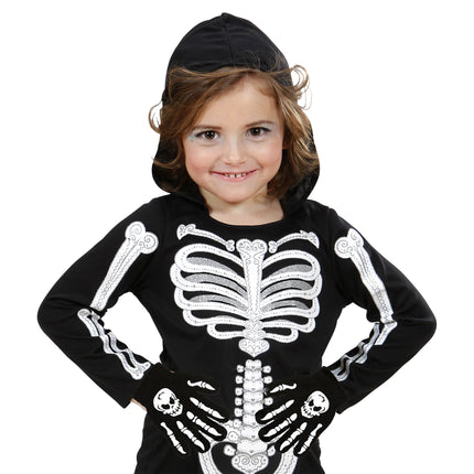 Rękawiczki na Halloween Dziecko Kości