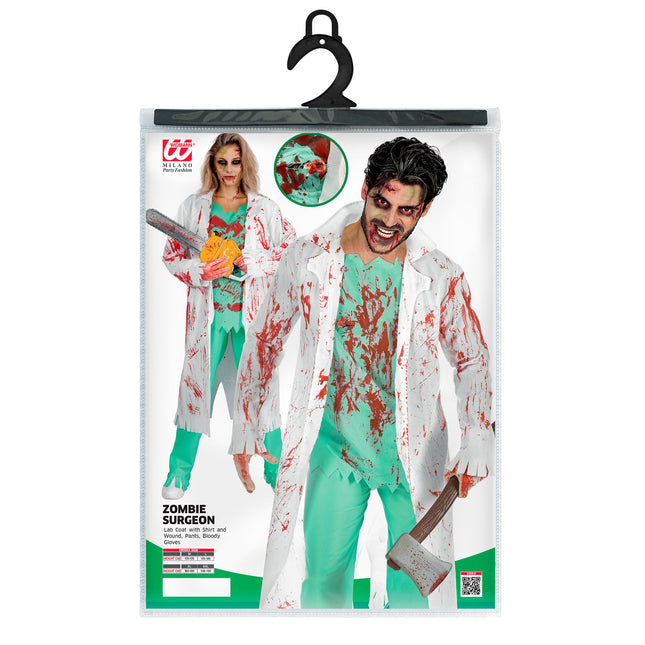 Kostium na Halloween Chirurg Zombie