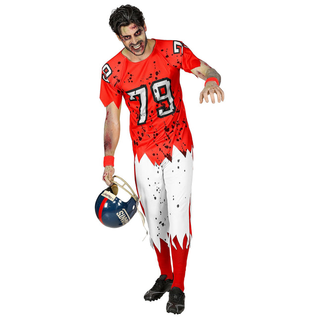 Męski kostium na Halloween do futbolu amerykańskiego