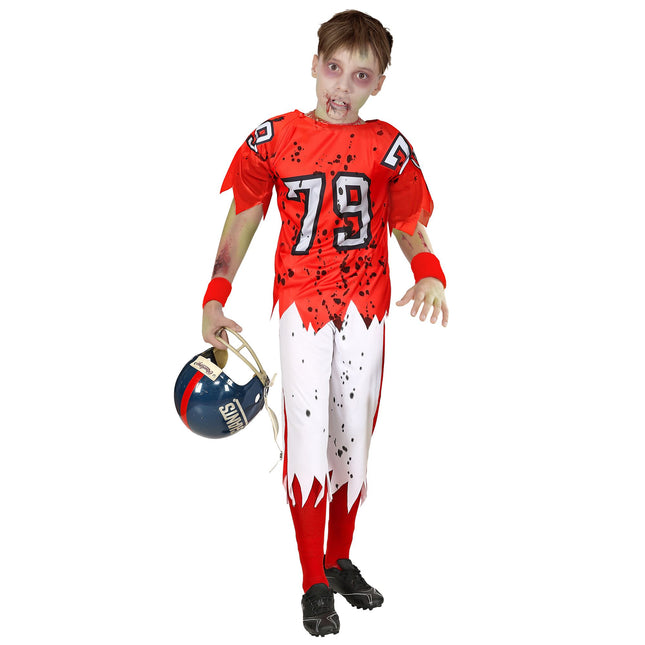Kostium chłopięcy na Halloween do futbolu amerykańskiego, 2-częściowy