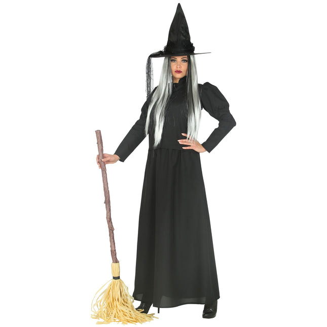 Halloweenowa miotła czarownicy 1,25 m