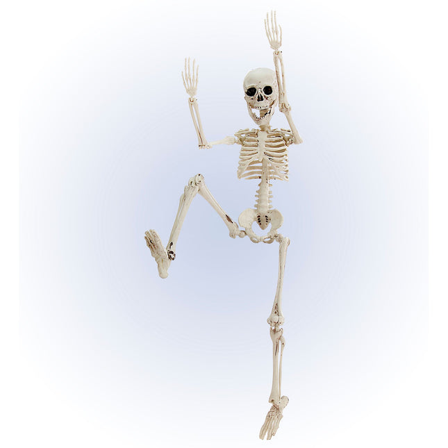 Szkielet na Halloween biały 50 cm
