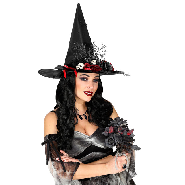 Halloweenowy Bukiet Fałszywej Panny Młodej Czarny