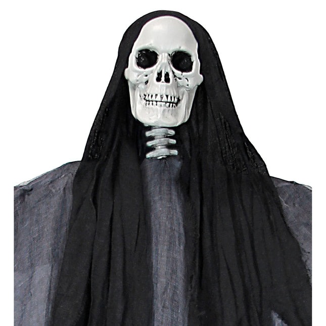 Lalka na Halloween Czarny duch 1,53 m