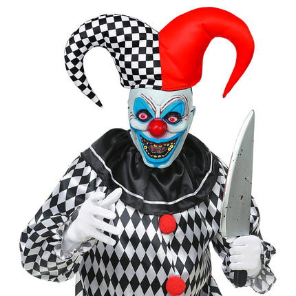 Halloweenowa maska błazna