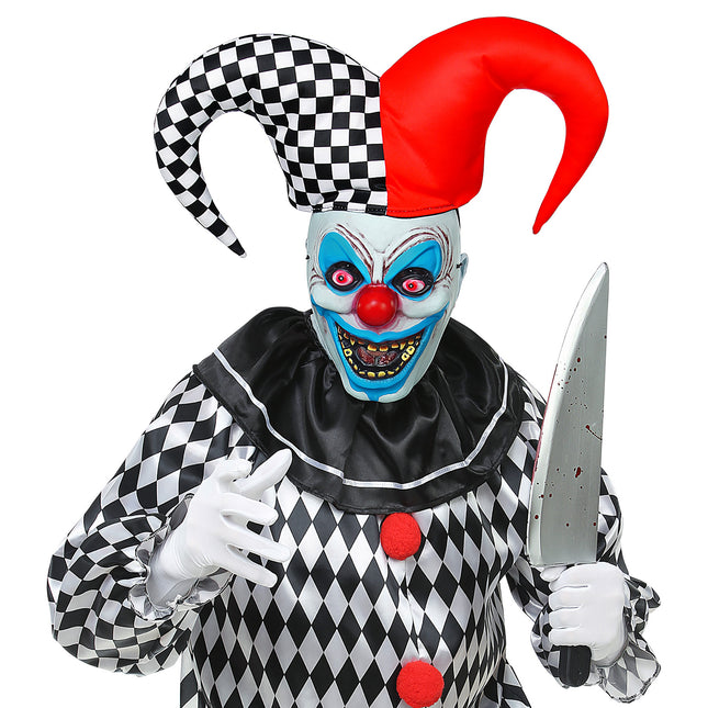 Halloweenowa maska błazna