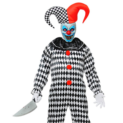 Halloweenowa maska błazna