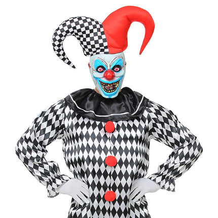 Halloweenowa maska błazna