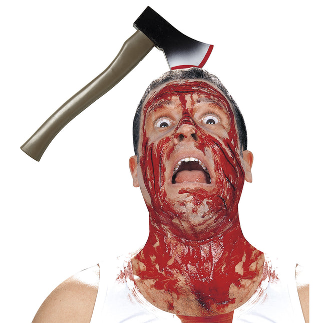 Opaska do włosów na Halloween Topór z krwią