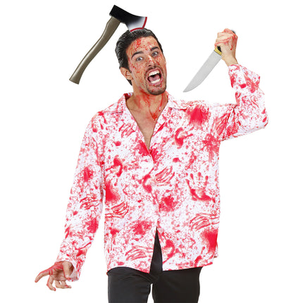 Opaska do włosów na Halloween Topór z krwią