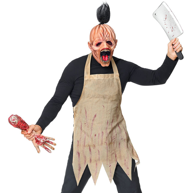 Zestaw akcesoriów na Halloween Rzeźnik 2 szt