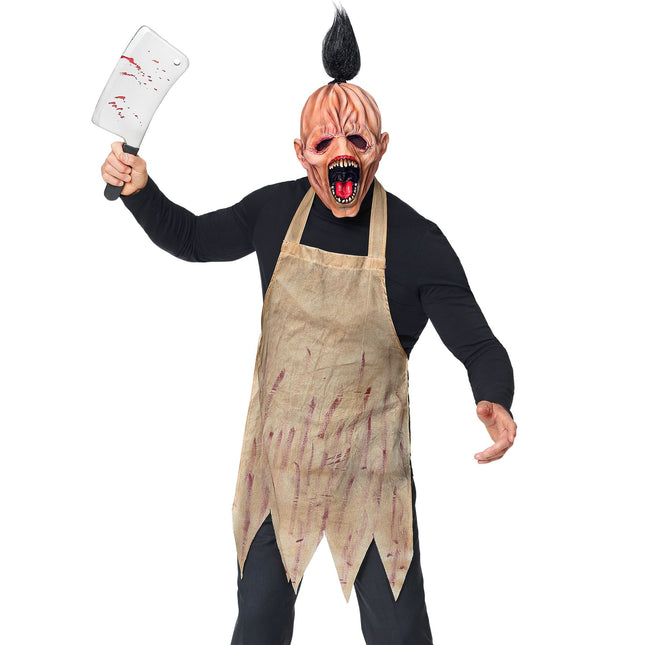 Zestaw akcesoriów na Halloween Rzeźnik 2 szt