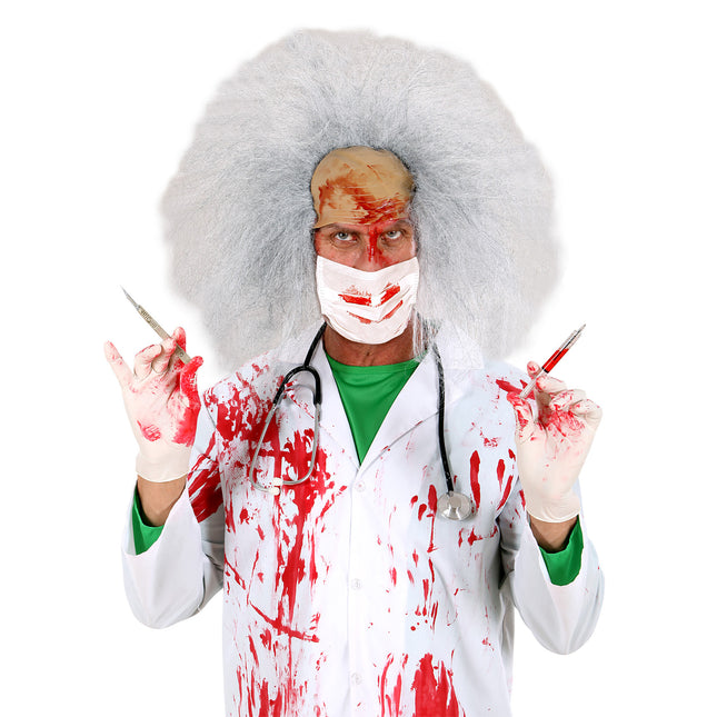 Krew w ustach na Halloween