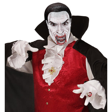 Maska na Halloween Biały pył wampira