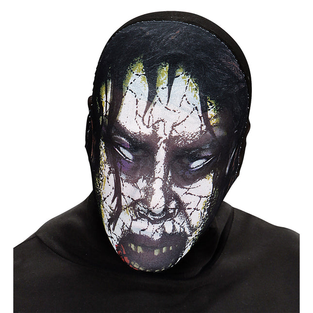 Maska na Halloween Szary pył zombie