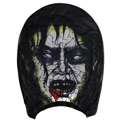 Maska na Halloween Szary pył zombie