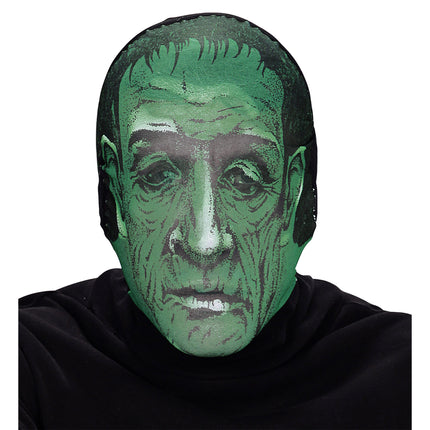 Maska na Halloween Ciemnozielony Zombie