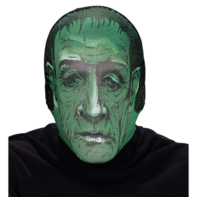 Maska na Halloween Ciemnozielony Zombie