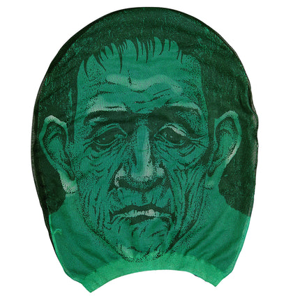 Maska na Halloween Ciemnozielony Zombie