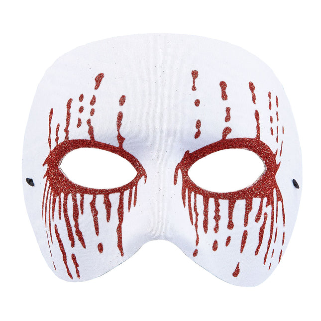 Maska na Halloween Biały Psychopata