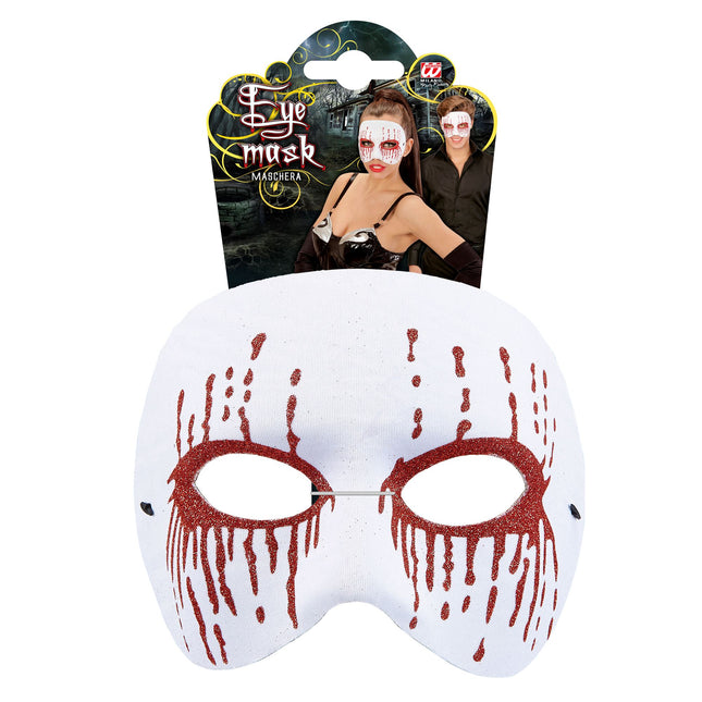 Maska na Halloween Biały Psychopata